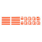 Luminous Car Window Button Sticker Night Glowing Lifting Switch Safety Decoration Stickers Door Window Lifter Switch Decals