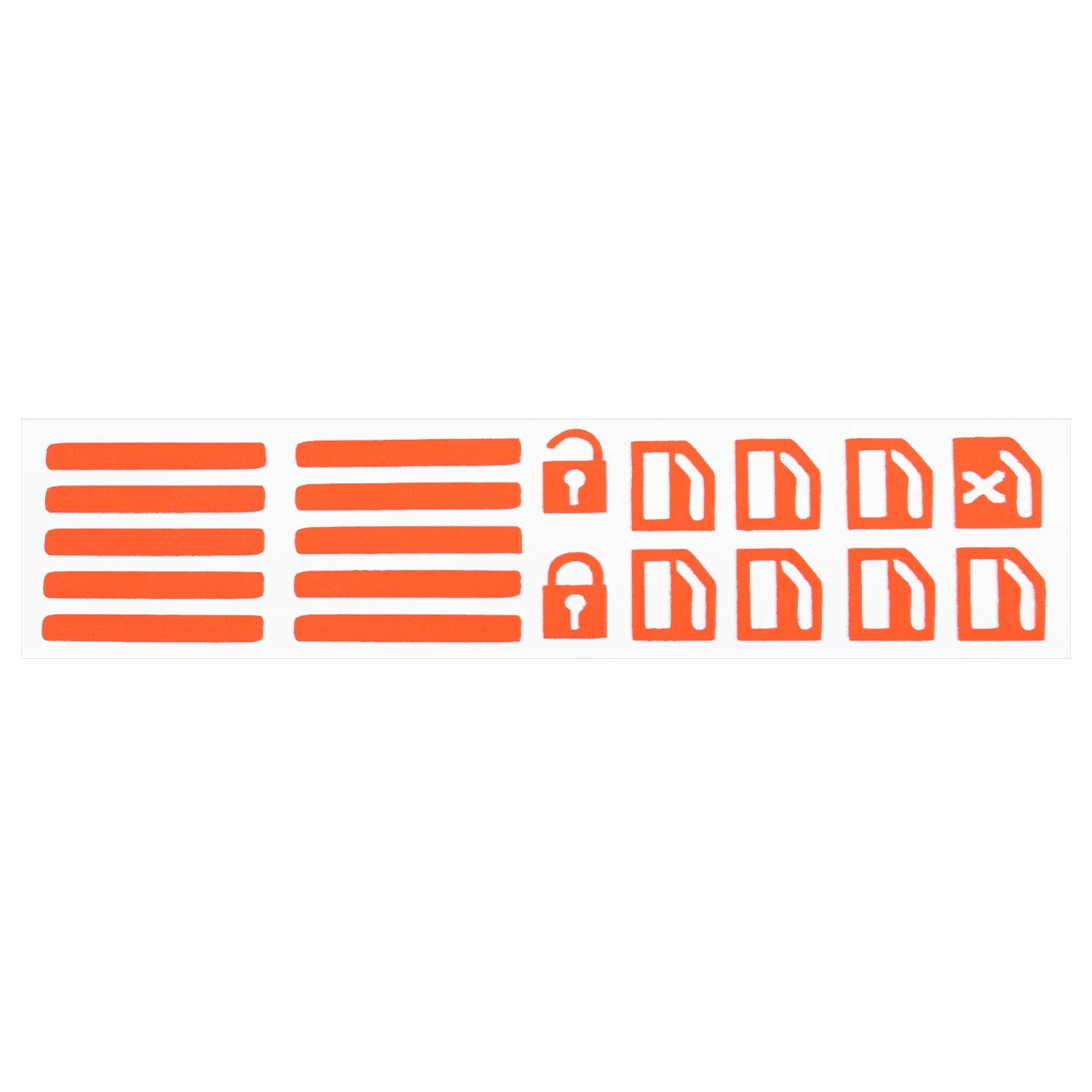 Luminous Car Window Button Sticker Night Glowing Lifting Switch Safety Decoration Stickers Door Window Lifter Switch Decals