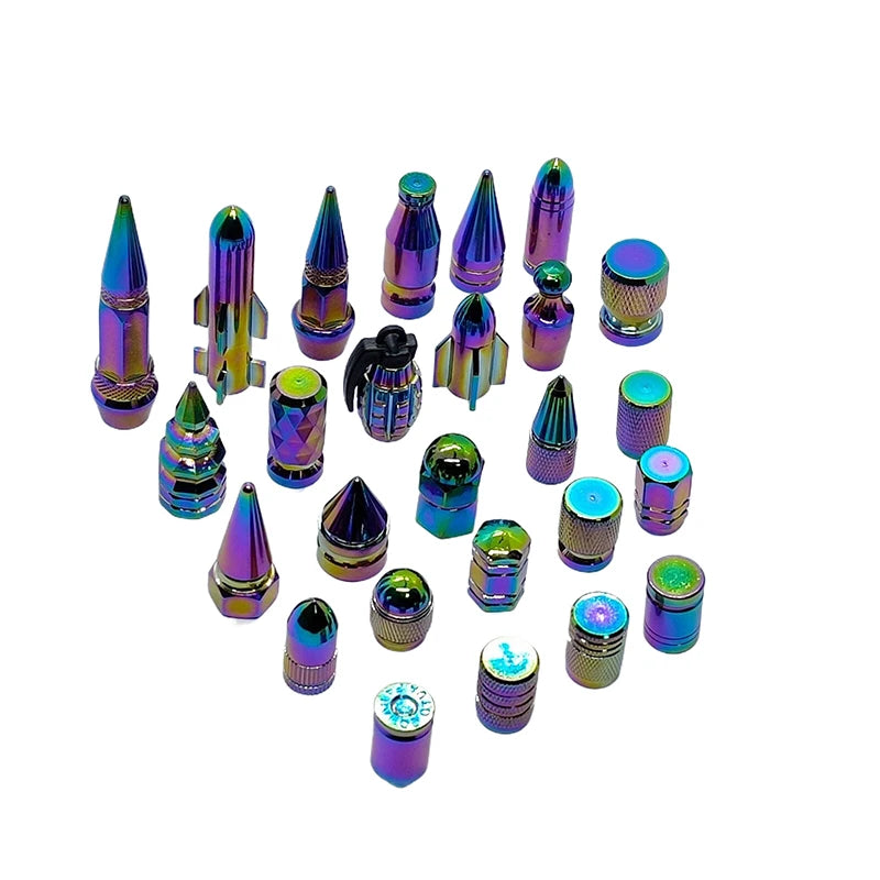 1Pcs Multicolor Tire Valve Stem Caps, Universal Stem Covers for Cars, SUVs, Bike and Bicycle, Trucks, Motorcycles