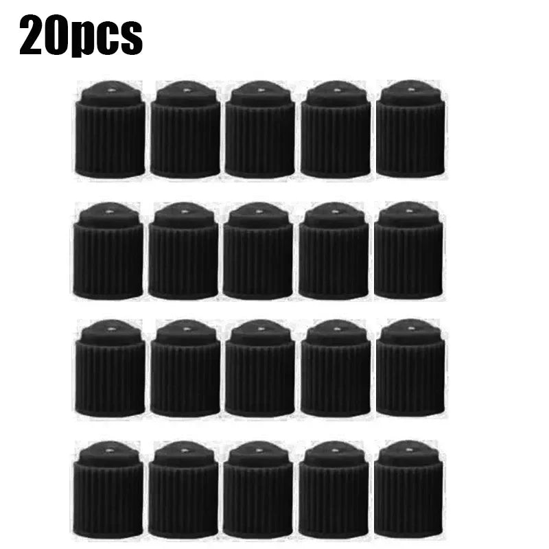 Car Tire Valve Plastic Black Bike Tyre Valve 1000/4PCS Caps with O Seal Ring Dome Shape Dust Valve for Car Bicycles Motorcycles