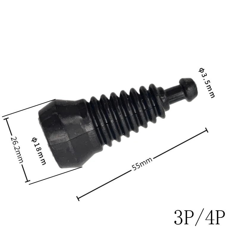 Automotive wire harness dust thread silicone sheath 1.5 series DJ7021-1.5HID connector tail clip 1-6 holes