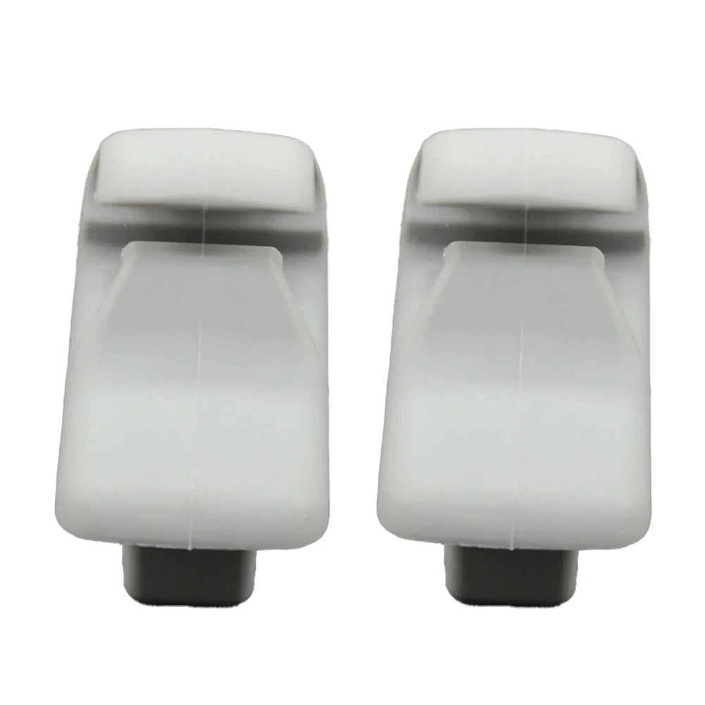 2Pcs Sun Visor Holder Clip Grey MR654343 For Mitsubishi Lancer Outlander Sport ASX Car Gray Sun Plate Clamp Holder Hook