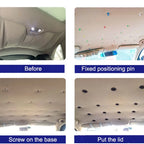 10/20Pcs Car Interior Roof Buckles Headliner Ceiling Cloth Fixing Screw Care Fabric Buckle Rivets Retainer Cap Repair Automotive
