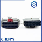 Grey 20 Pin Autowaterproof connector female or male excavator panel Plug With Pins 33472-2749 33472-2249 For JCB