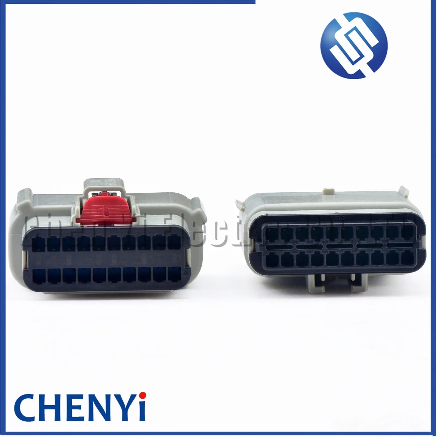 Grey 20 Pin Autowaterproof connector female or male excavator panel Plug With Pins 33472-2749 33472-2249 For JCB