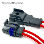1 Set 2 Pin 2.8mm Car Oil Injector Electrical Cable Connectors Waterproof Female Male Wire Harness Plug 47000EV2M