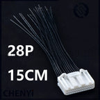 28 Pin Automotive multimedia navigation screen CD host Wire harness Plug Connector Socket 1565380-1 1565377-1 For Toyota Nissan