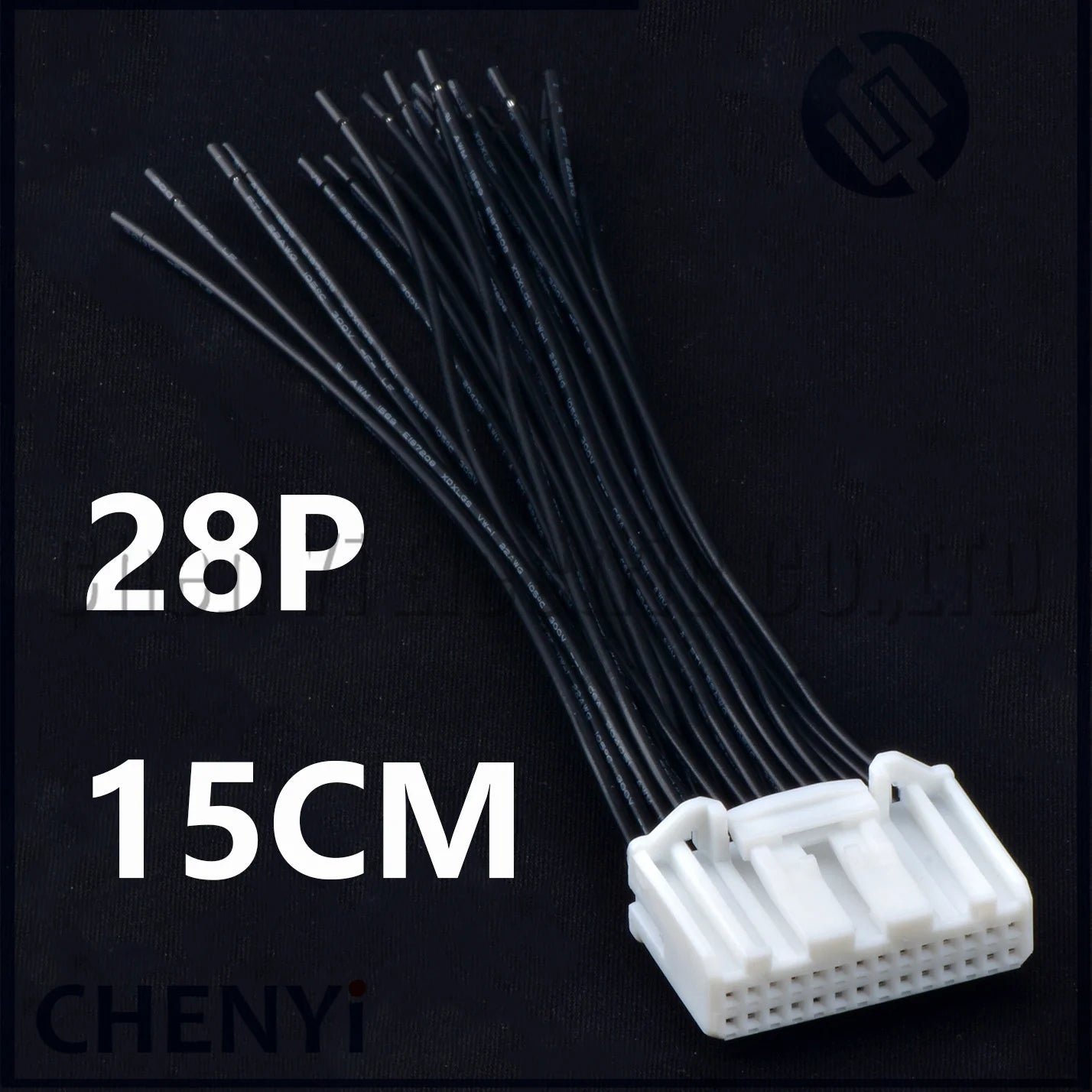 28 Pin Automotive multimedia navigation screen CD host Wire harness Plug Connector Socket 1565380-1 1565377-1 For Toyota Nissan