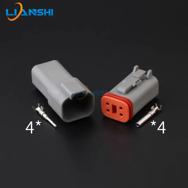 DT04-4P DT06-4S Deutsch Connector Automotive waterproof connector 4pin waterproof connector harness plug