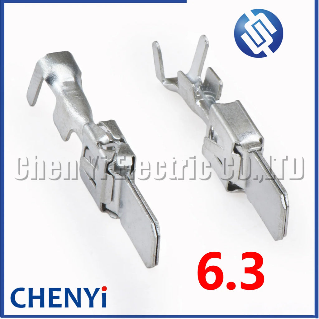 50 Pcs 6.3mm series connector plug Crimp Wire Splice Pins 144433-1 144617-1 927824-1 927824-2 927829-1 2-963736-1 1-968050-1