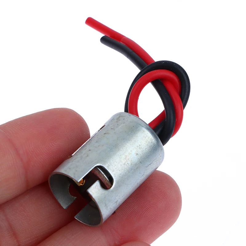 2Pcs BA15S BA15D BA9S T9 Car Brake Light Turn Signal Lamp Holder Bulb Socket Halogen Headlamp Pigtail Connector Holder