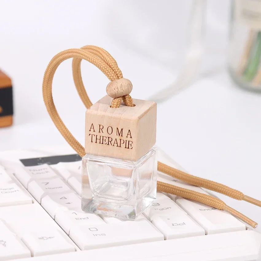 Car Air Freshener Diffuser Hangings Bottle Unique Golden Glitter Auto Oil Diffuser Unique Golden Glitter Automotive Air Amagi