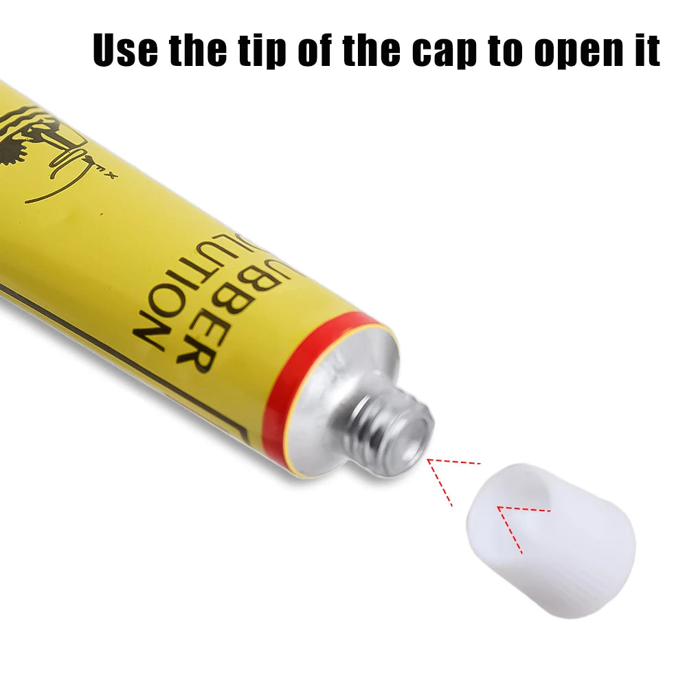 Tire Tyre Repairing Glue Universal Car Motorcycle Bike Wheel Repairing Inner Tube Puncture Rubber Glue Tool Auto Accessory