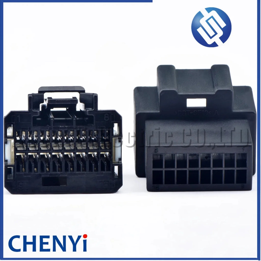 16 Pin auto Instrument connector CD radio audio amplifier plug 34729-0160 347290160 For Ford Focus Buick Cadillac Chevrolet