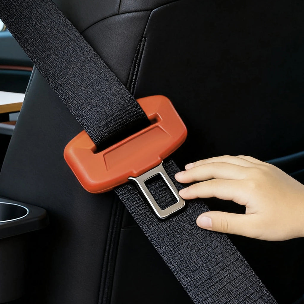 4types Silicone Anti-Collision Case Seat Belt Buckle Protector Soft Silicone Protection Anti Scratch Seat Belt Buckle Accessory