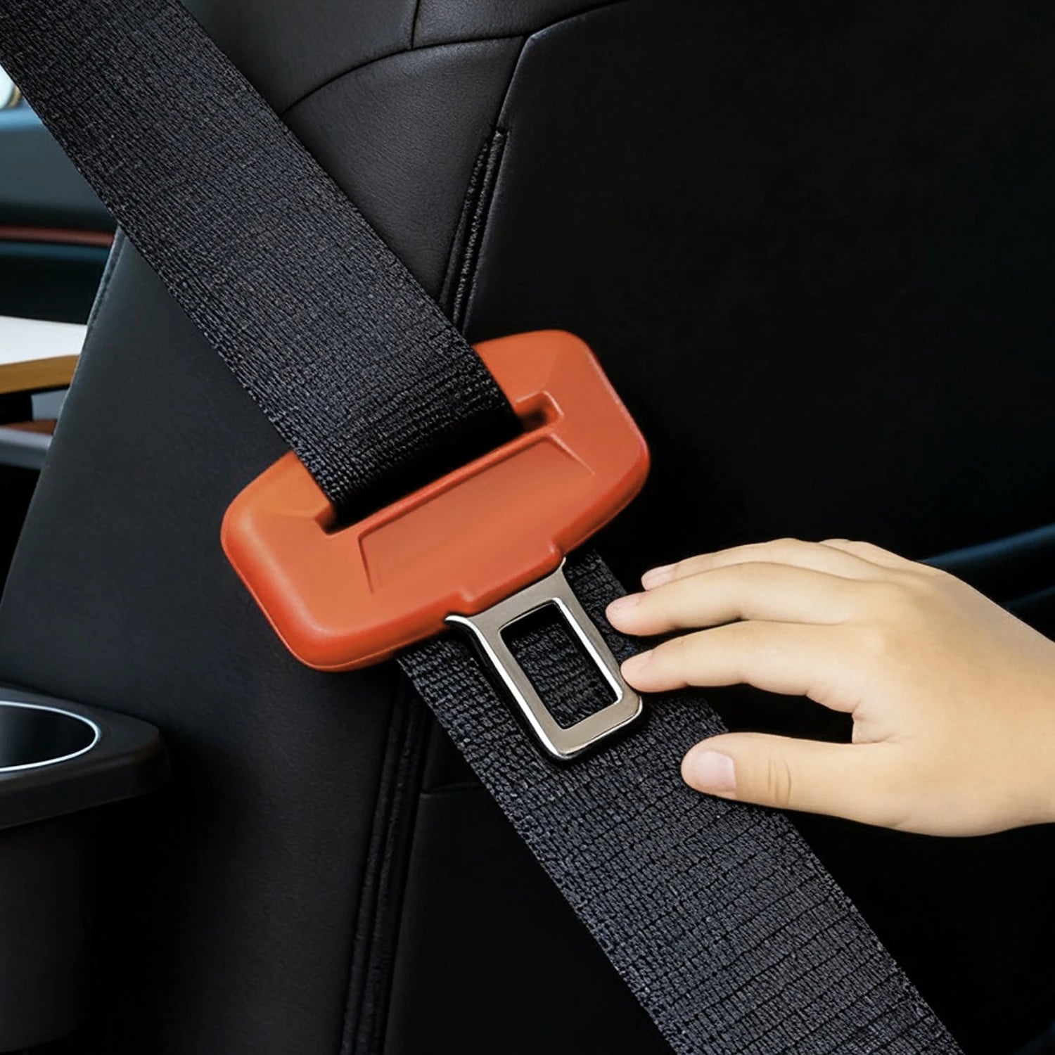 4types Silicone Anti-Collision Case Seat Belt Buckle Protector Soft Silicone Protection Anti Scratch Seat Belt Buckle Accessory