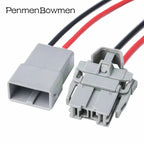 1 Set 2 Pin 6098-0296 Auto Door Horn Audio Speaker Electrical Cable Connectors Female Male Wire Harness Plug 6098-0422 For Honda