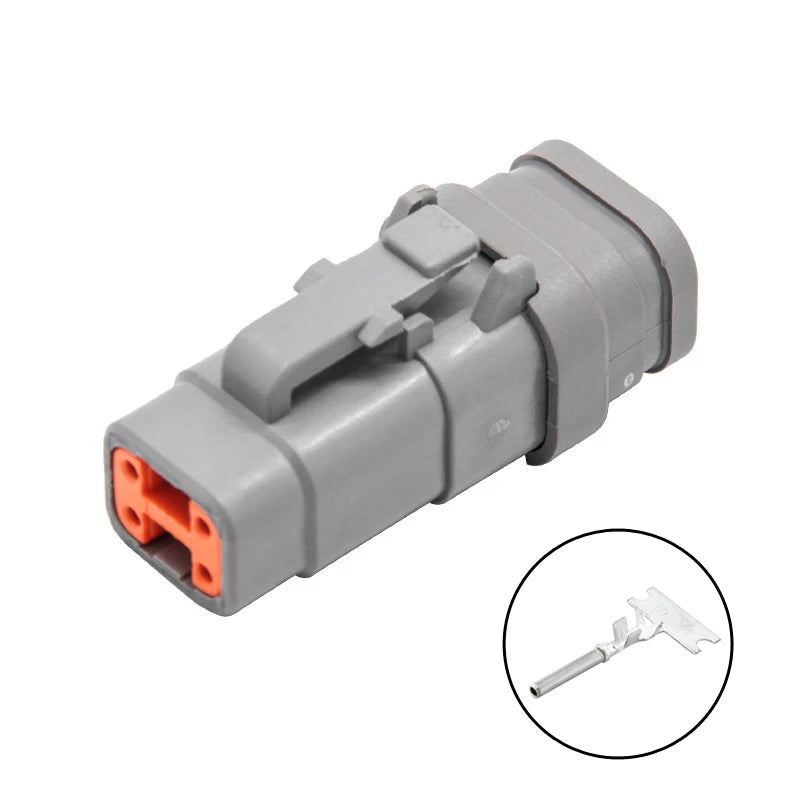 Automotive connector DTM06-2S-E007 waterproof connector DTM04-12PA-E007 male Female high cover plug DTM06-6S-E007