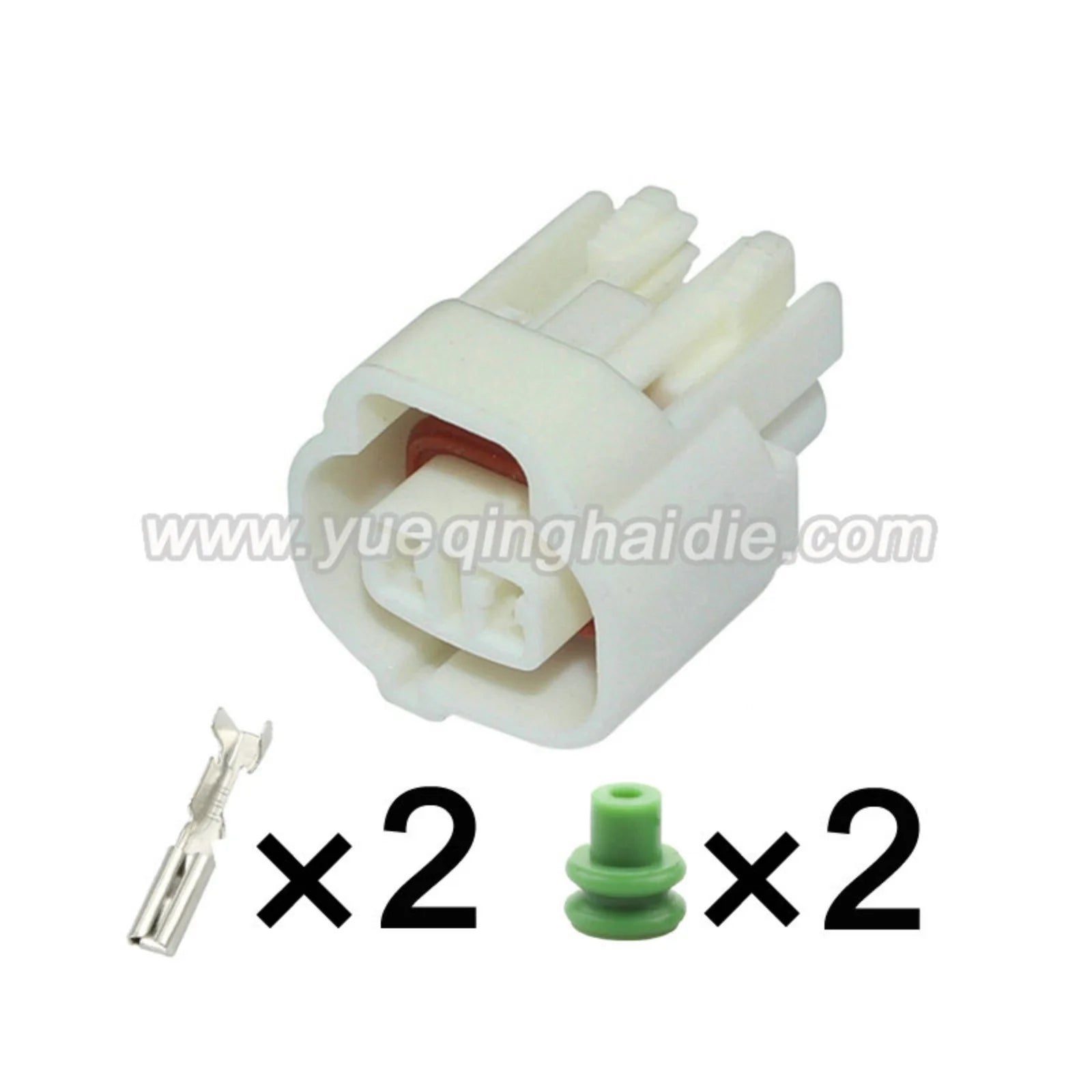 2PIN Male Female 2mm Waterproof Connector Fog Light Lamp Socket Reverse Radar Plug For Baojun Toyota RAV4 6188-0266