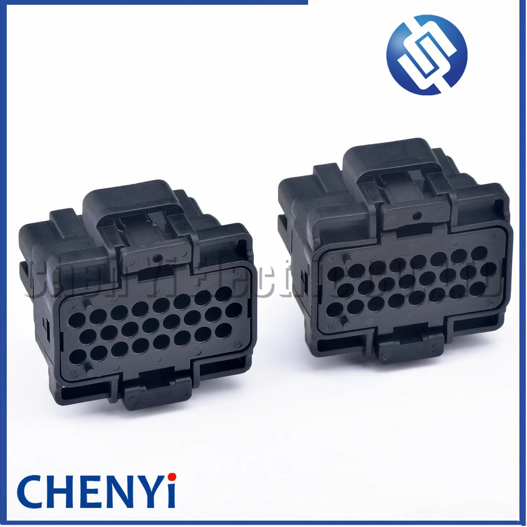 16 Pin Automotive waterproof connector Urea pump Computer board plug With  pins and back cover 4-1437287-5 4-1437287-6