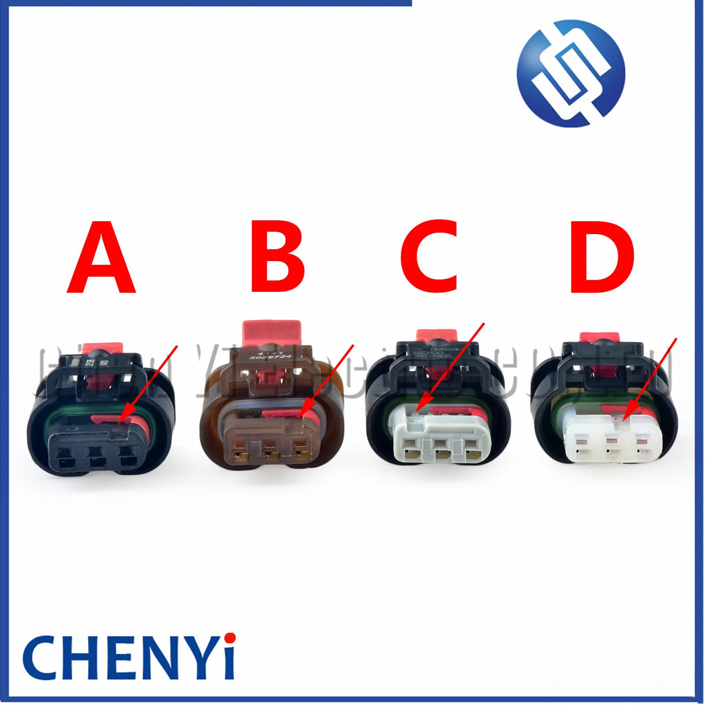 3 Pin Auto Parking Sensor Connector cam Crankshaft position Reverse radar sensor plug 1488991-1 1488991-2 1488991-5 1488991-6