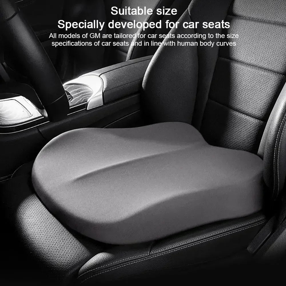Good Support Car Booster Seat Cushion Alleviate Fatigue Non Slip Height Increasing Seat Mat Comfortable Soft Amagi