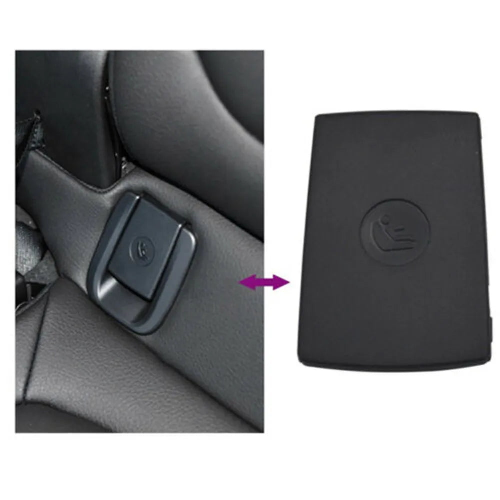 Rear Child Safety Seat ISOFix Cover Flap For BMW 1 3 Series X1 E90 E84 F30 Rear Seat Buckle Cover Car Fasteners And Clips