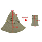 Summer Men Outdoor UV Protection Wide Brim Hiking Hat Mesh Fisherman Hat Beach Sunscreen Cap Summer Bucket Hats Men Amagi