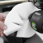 2pcs Motorcycle Wavy Windproof Face Grips 360-degree No Dead Angle Block Cold Air Thickened High-density Windproof Grips Gloves