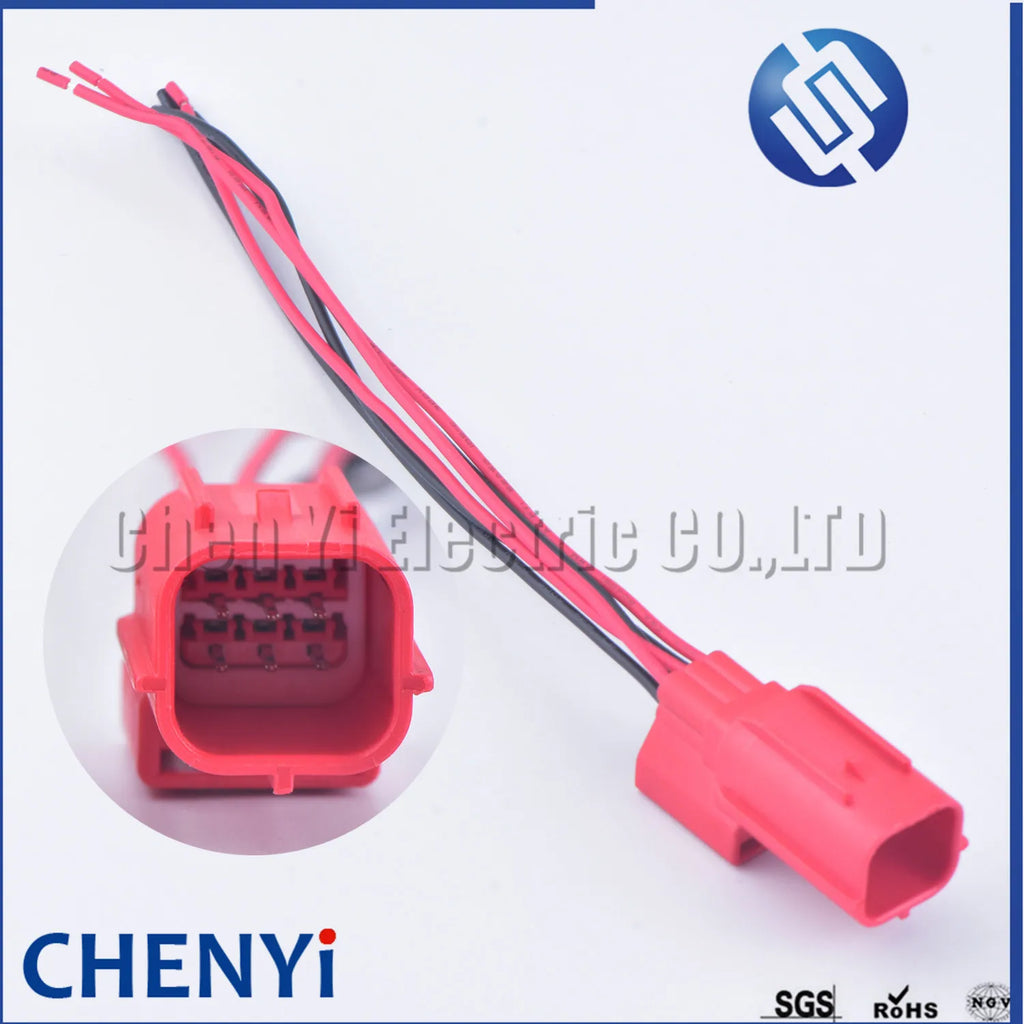 6 Pin Car OBD OBDII Diagnostic wiring harness Plug Auto Universal Socket Automotive connector pigtail 6189-7963 MWTPB-06-1A-R