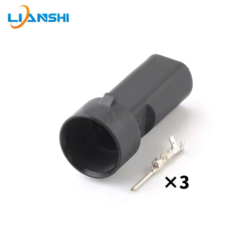 12065287 Waterproof connector 12078090 for water temperature sensor throttle 2pin plug housing with terminal 0441004
