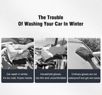 Car Cleaning Brush Mop Kit Wash Brush Chenille Microfiber Car Wash Brush Telescopic Long Handle Cleaning Mop Car Cleaning Amagi