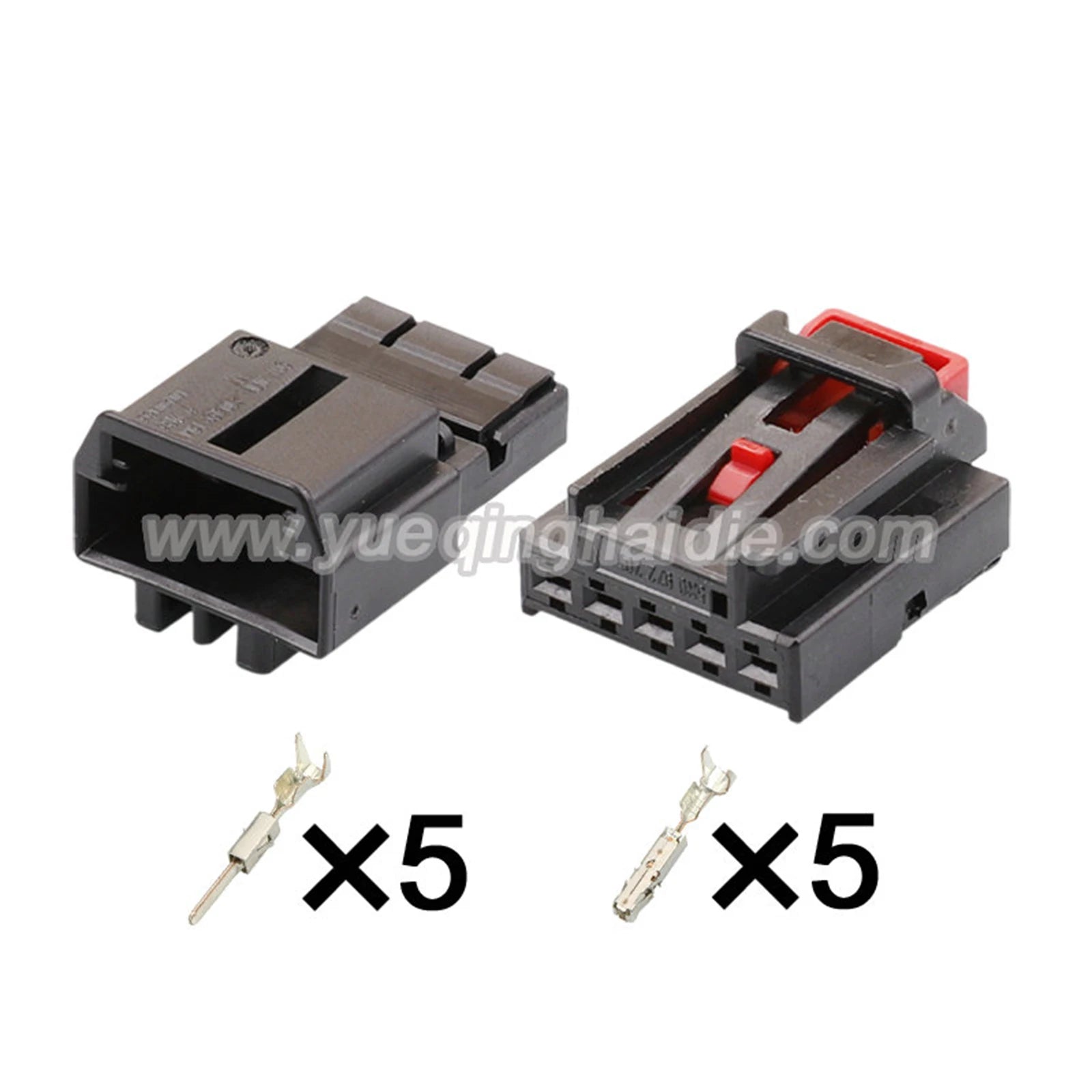 5Pin Connector Unsealed 1.5mm Male Female Connector Automobile Wire Harness Cable Plug For Golf 5G0972715 5K0972705