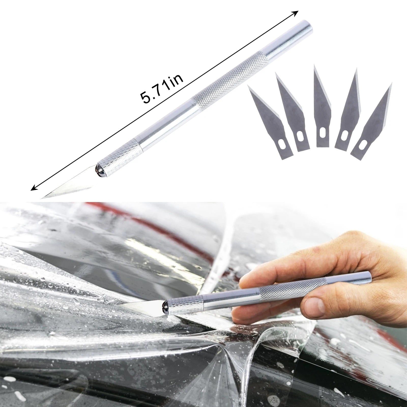 Car Film Wrap Tools Kit Squeegee Set Vinyl Scraper Cutter for Vehicle Window Tint Wrapping Tools Vinyl Spatula Car Accessories