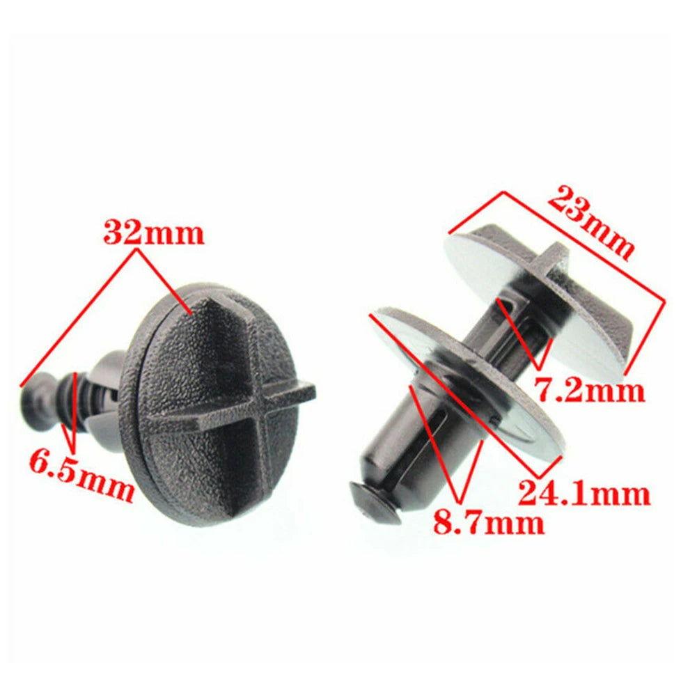 Car Radiator Cooling System Fastening Buckle For Land Rover Jaguar 10Pcs Car Bumper Tank Plastic Fasteners Trim Clips