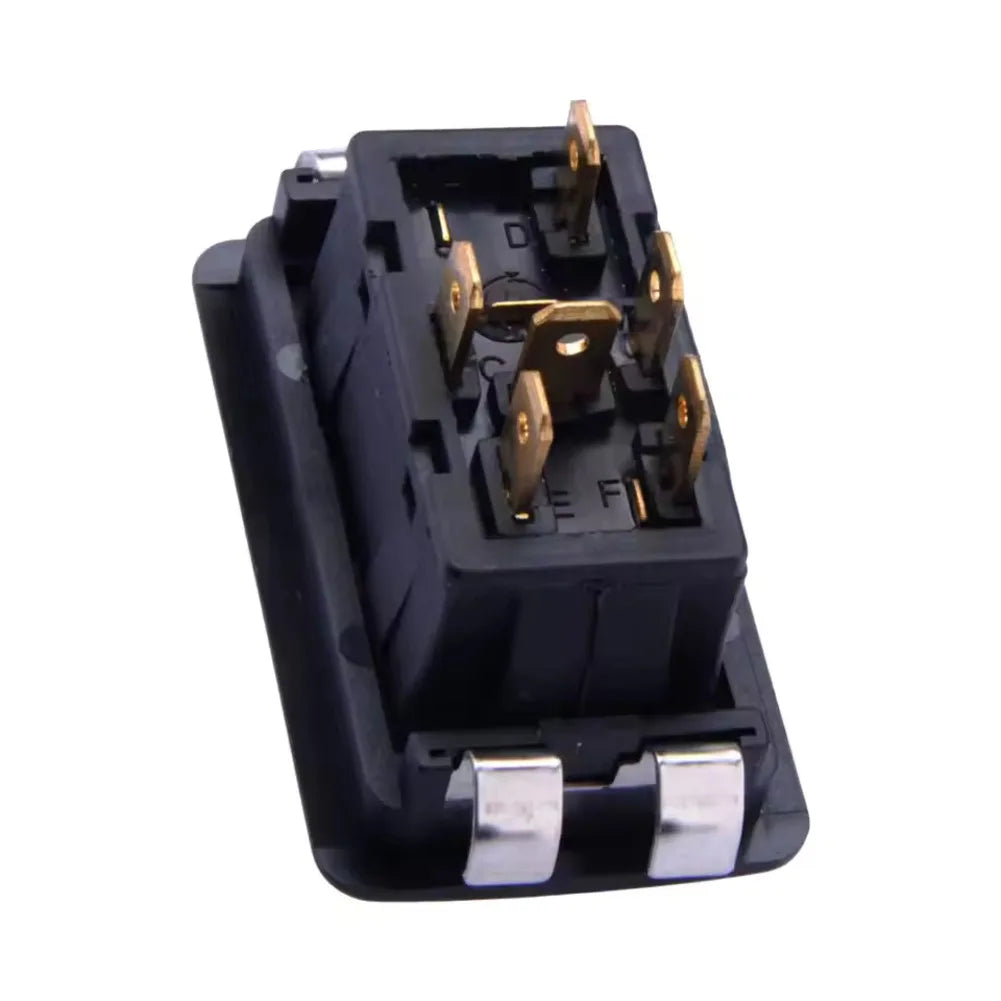 1X 6pin  12-24v Car Electric Window  Switch Button Cover Auto Power Controller  For  Toggle Switch Auto Replacement  Part Switch