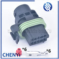 6 Pin 2.8mm 211PC063S0003 Waterproof Car Electrical Auto Connector Female Housing Black or gray Plug 211 PC063S0003 With Pin