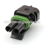 Delphi 2-Pin Connector Waterproof 2.5mm Male Female Connector Automotive Wiring Harness Cable Plug for GM 12010973 12015792