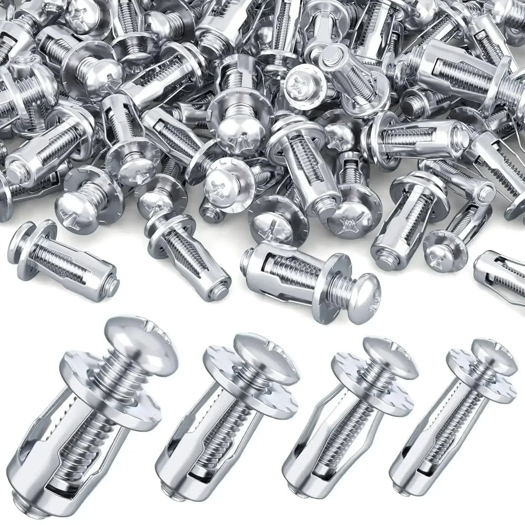 40-4pcs Petal Shape Rivet Nut Screw Bolt Kit M4 M5 M6 M8Metal Rivetnut Panel License Plate Clamp Lock Jack Nuts Auto Accessories