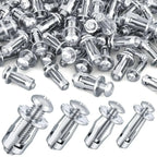 40-4pcs Petal Shape Rivet Nut Screw Bolt Kit M4 M5 M6 M8Metal Rivetnut Panel License Plate Clamp Lock Jack Nuts Auto Accessories