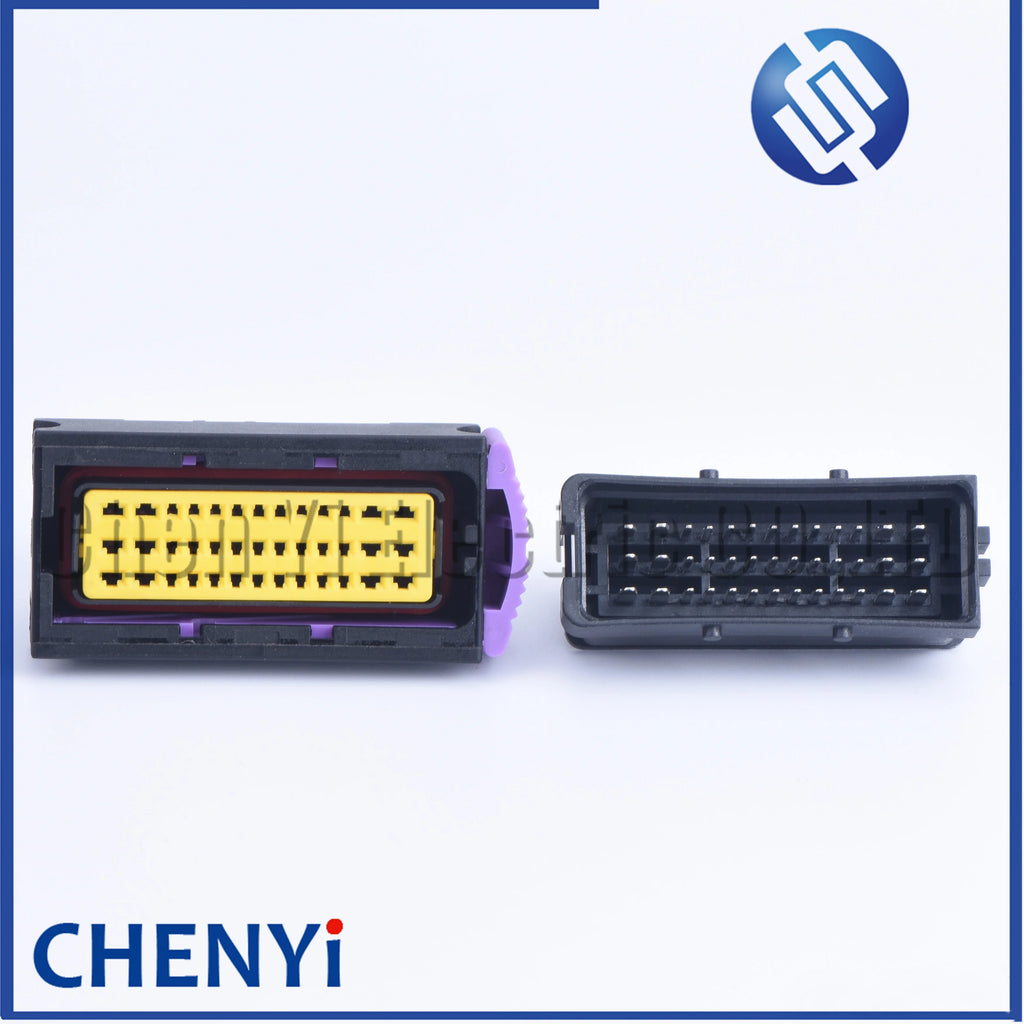 39 Pin ECU Box Aluminum shell auto connector PCB Socket plug car on-board controller panel circuit board connector with Pins