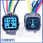 10 Pin Headlight Connector OBD1 OBD2 Distributor Engine Harness plug 6189-0555 6181-0381 For Honda Civic B Series D Series Acura