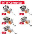 5/10/20Sets Deutsch DT Waterproof Connector Electrical Wire Socket Plug For Car 2P/3P/4P/6P/8P Kit Box Suit DT06-4S DT04-2P DT06