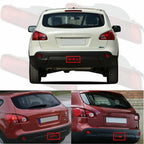 Car Red Lens Rear Bumper Fog Light Tail Lamp Fit For Nissan Qashqai 2007-2013 Car Brake Reflector Lights Car Accessories