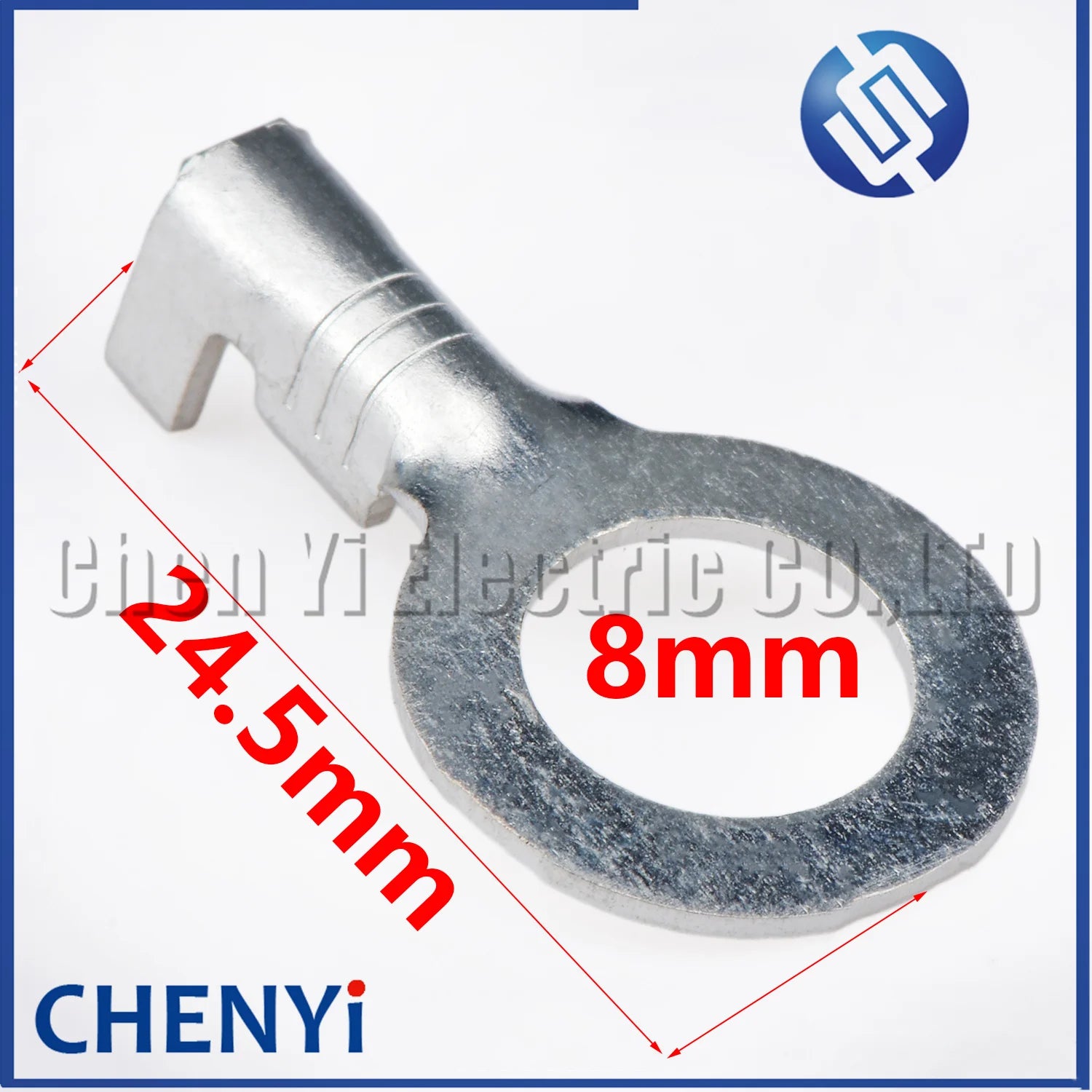 50 Pcs M3/M4/M5/M6/M8/M10/M12 Ring Lugs Eyes Brass tin plating Crimp Terminals Cable Lug Cold Pressure O Type Wiring Nose Pin