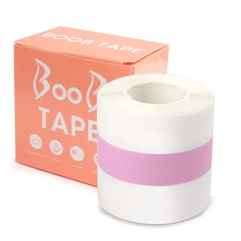 5M Women Transparent Bra Boob Sticker Breast Lifting Tape for Nipple Body Booby Tape Chest Breast Adhesive Push Up Sticky Amagi