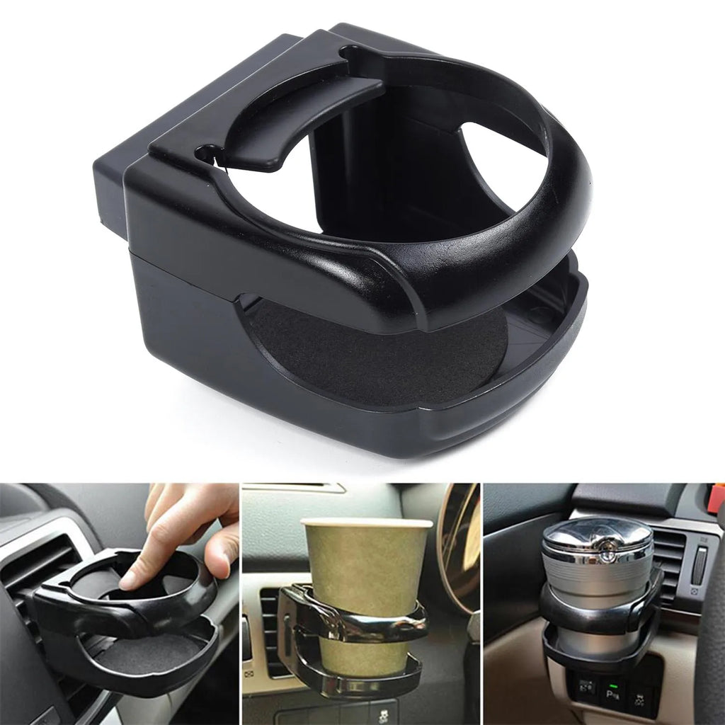 Car Large Water Cup Holder Auto Car Outlet Air Vent Mount Black Drink Cup Water Bottle Can Holder Rack Drink Bottle Cup Support