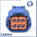6 Pin/way  blue female 2.2mm series Automotive waterproof connector wiring harness cable plug 6189-7762 For Nissan