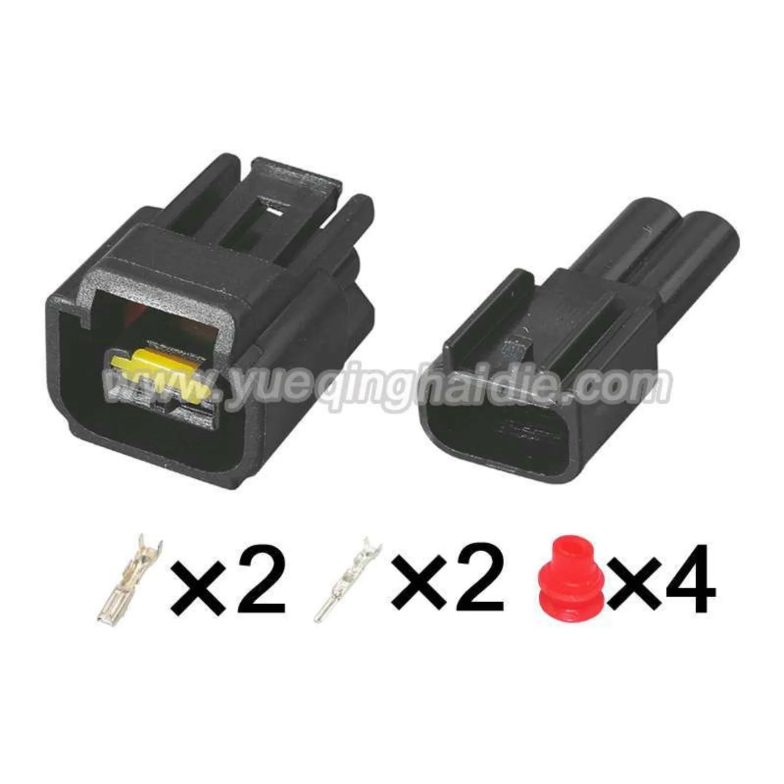 2PIN Connector Waterproof 2.3mm Series Male Female Connectors Wiring Harness  Cable Socket For Ford Focus FW-C-2M-B FW-C-2F-B