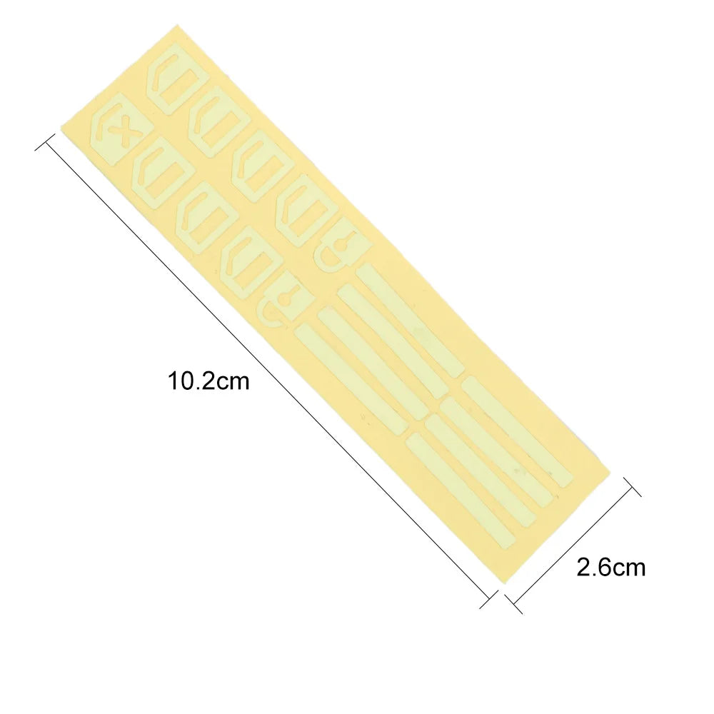 Luminous Car Window Button Sticker Night Glowing Lifting Switch Safety Decoration Stickers Door Window Lifter Switch Decals